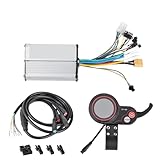 Pexorin Motorsteuerung, for Kugoo, M4 Elektroroller Kickscooter mit Armaturenbrett-LCD-Display 36V 48V 20A Controller-Teile Instrumententafel für Roller(Controller Kit B 36v)