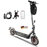 E Scooter, E Scooter mit Straßenzulassung, E Roller bis zu 20 KM/H, Faltbarer Elektroscooter mit Tasche, 500W Motor, 120 KG Tragkraft, Reichweite 35KM, Duales Bremssystem, LED Display&APP-Verbindung